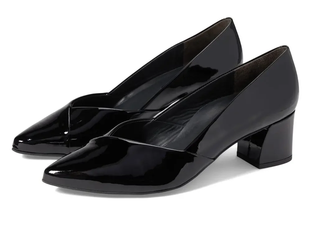 PAUL GREEN RENDI WOMENS BLACK SOFT PATENT HEELS US SIZE 8 M